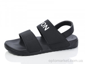 Сандалі чоловічі 2222-1 Ippon чорний  оптом от Optomarket