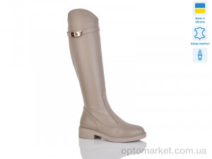 Чоботи жіночі 2227 капучино к.деми Sali бежевий  оптом от Optomarket