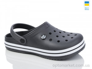 Крокси чоловічі 224 графіт Progress сірий  оптом от Optomarket