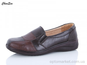 Туфлі жіночі 2245-8 Chunsen коричневий оптом от Optomarket