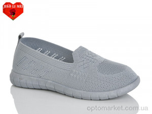 Сліпони жіночі 225 Jiao Li Mei сірий  оптом от Optomarket
