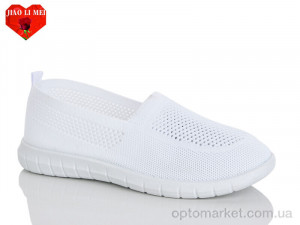 Сліпони жіночі 227-2 Jiao Li Mei білий  оптом от Optomarket