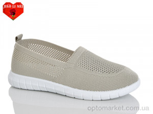 Сліпони жіночі 227-8 Jiao Li Mei хакі  оптом от Optomarket