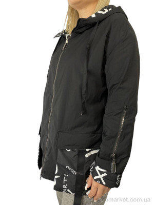 Куртка жіночі 22975 чорний Sobello чорний оптом от Optomarket