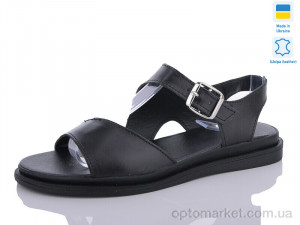 Босоніжки жіночі 23-1 Mermaid чорний  оптом от Optomarket