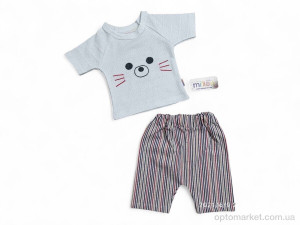 Костюм дитячі 2304 біло-червоний Million Babies білий  оптом от Optomarket