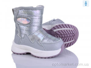 Дутики дитячі 2315-1K B&G сірий  оптом от Optomarket