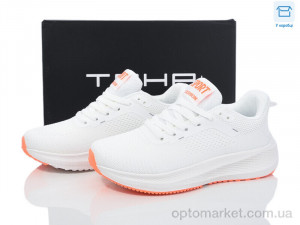Кросівки жіночі 2315 white-orange TOHA білий  оптом от Optomarket
