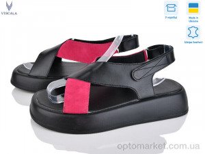 Босоніжки жіночі 23211 ч.ш.+мал.з. Viscala чорний  оптом от Optomarket
