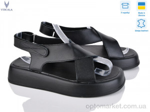 Босоніжки жіночі 23211 ч.ш Viscala чорний  оптом от Optomarket