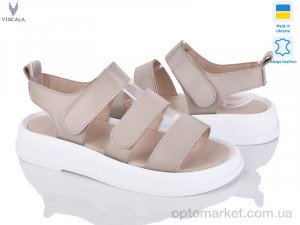 Босоніжки жіночі 23212 беж.ш. Viscala бежевий  оптом от Optomarket