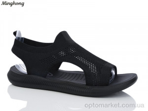 Босоніжки жіночі 2332-1 Minghong чорний  оптом от Optomarket