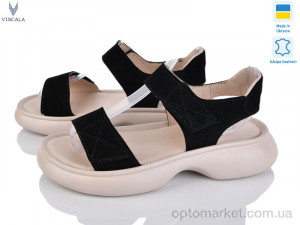 Босоніжки жіночі 23514-176 ч.з. Viscala чорний  оптом от Optomarket