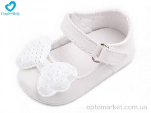 Пінетки дитячі 2362 білий Comfort-baby білий  оптом от Optomarket