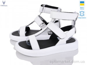 Босоніжки жіночі 23718-0132 б.ш. Viscala білий  оптом от Optomarket