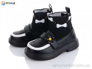 Черевики дитячі 2377-1B Bessky чорний  оптом от Optomarket