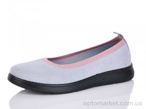 Балетки жіночі 2382-4 LNSFY сірий  оптом от Optomarket