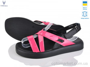 Босоніжки жіночі 23938 мал.ш.-лак Viscala рожевий  оптом от Optomarket