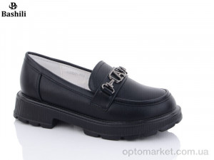 Туфлі дитячі 23957-15A Башили чорний  оптом от Optomarket