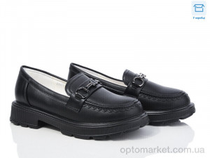 Туфлі дитячі 23957-18A Башили чорний оптом от Optomarket