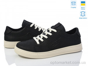 Кросівки чоловічі 24-137 ч.нуб. Crossav чорний  оптом от Optomarket