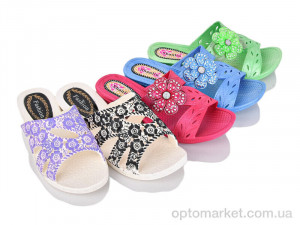 Шльопанці жіночі 24-24 mix Sanlin мікс  оптом от Optomarket