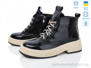 Черевики жіночі 2405-4 Fat Fox-Tamei чорний оптом от Optomarket