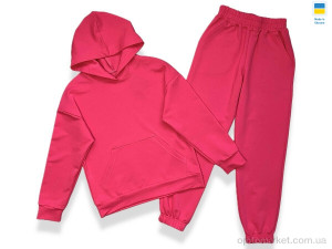 Спортивний костюм дитячі 2446 фуксія (128-152) LiMa рожевий  оптом от Optomarket