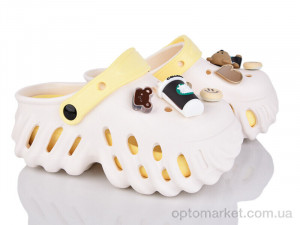 Крокси жіночі 24505-390B Luck Line бежевий  оптом от Optomarket