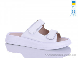 Шльопанці жіночі 248 білий к. Sali білий  оптом от Optomarket