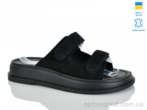 Шльопанці жіночі 248 чорний з. Sali чорний  оптом от Optomarket