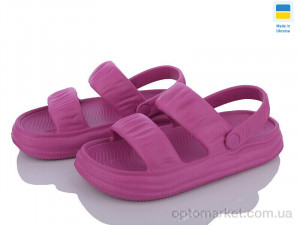 Босоніжки жіночі 248 ягода Dago рожевий  оптом от Optomarket
