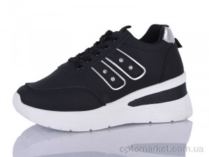 Кросівки жіночі 25-7 Nayasitun чорний  оптом от Optomarket