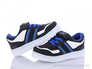 Кросівки дитячі 2508-006 не світяться 2025 Demur чорний оптом от Optomarket