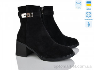 Черевики жіночі 2512 чорний з L.Shoes чорний  оптом от Optomarket