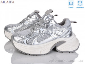 Кросівки жіночі 25308-3 Miyou срібний  оптом от Optomarket