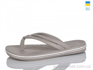 Шльопанці жіночі 257 бежевий Dago бежевий  оптом от Optomarket