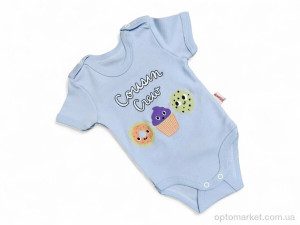 Боді дитячі 257 блакитний Demirdag Kids блакитний  оптом от Optomarket