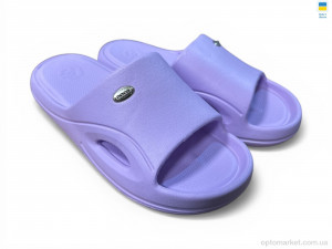 Шльопанці жіночі 258 лаванда Dago фіолетовий  оптом от Optomarket