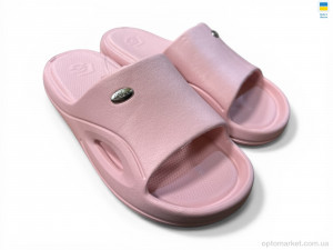 Шльопанці жіночі 258 пудра Dago рожевий  оптом от Optomarket