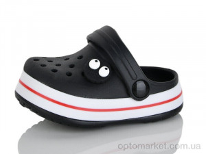 Крокси дитячі 26-3102-201 Luck Line чорний  оптом от Optomarket