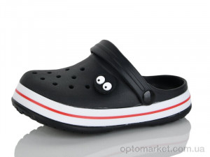 Крокси дитячі 26-3102-281 Luck Line чорний  оптом от Optomarket