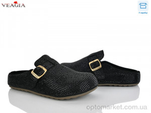 Шльопанці жіночі 2603-1 Veagia чорний оптом от Optomarket