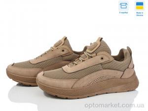 Кросівки чоловічі 2603 коричневий Dago коричневий оптом от Optomarket