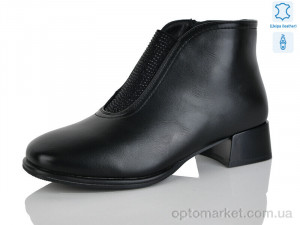 Черевики жіночі 2606-5 Yimeili чорний оптом от Optomarket