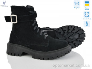 Черевики жіночі 27101 ч.з. VL Z A4ч. Viscala чорний  оптом от Optomarket