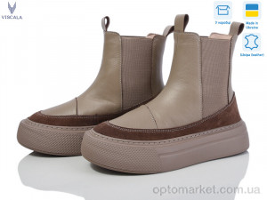Кросівки жіночі 27119-216VL беж. демі Viscala коричневий  оптом от Optomarket