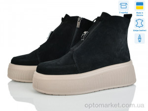Черевики жіночі 27144K-1M Ailinda чорний оптом от Optomarket