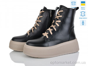 Черевики жіночі 2716K-2M Ailinda чорний оптом от Optomarket