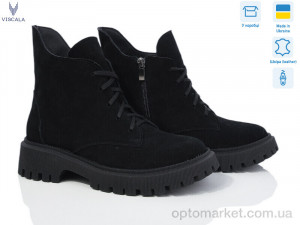 Черевики жіночі 27216VL ч.з. A4ч. демі Viscala чорний  оптом от Optomarket